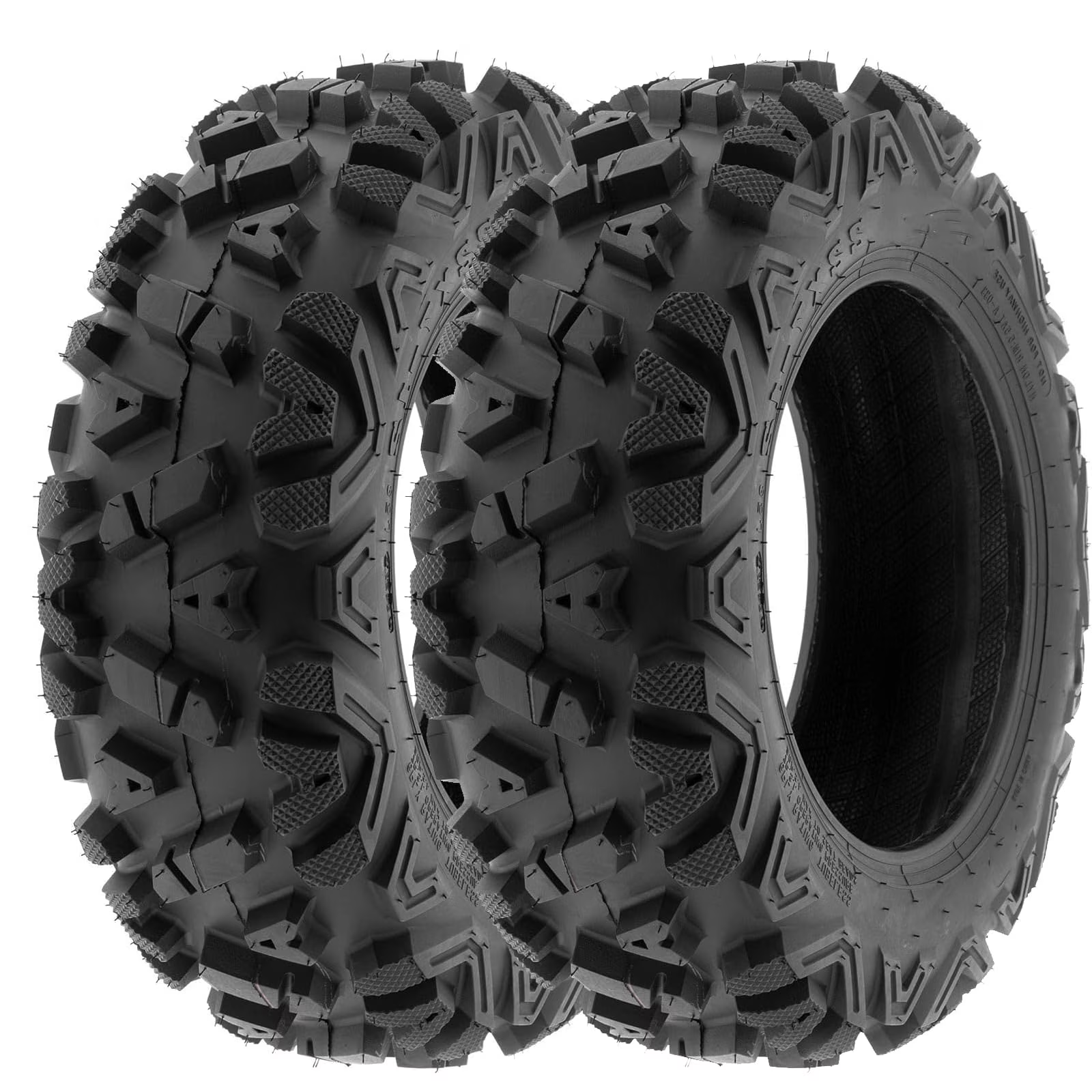 Two replacement off-road tires