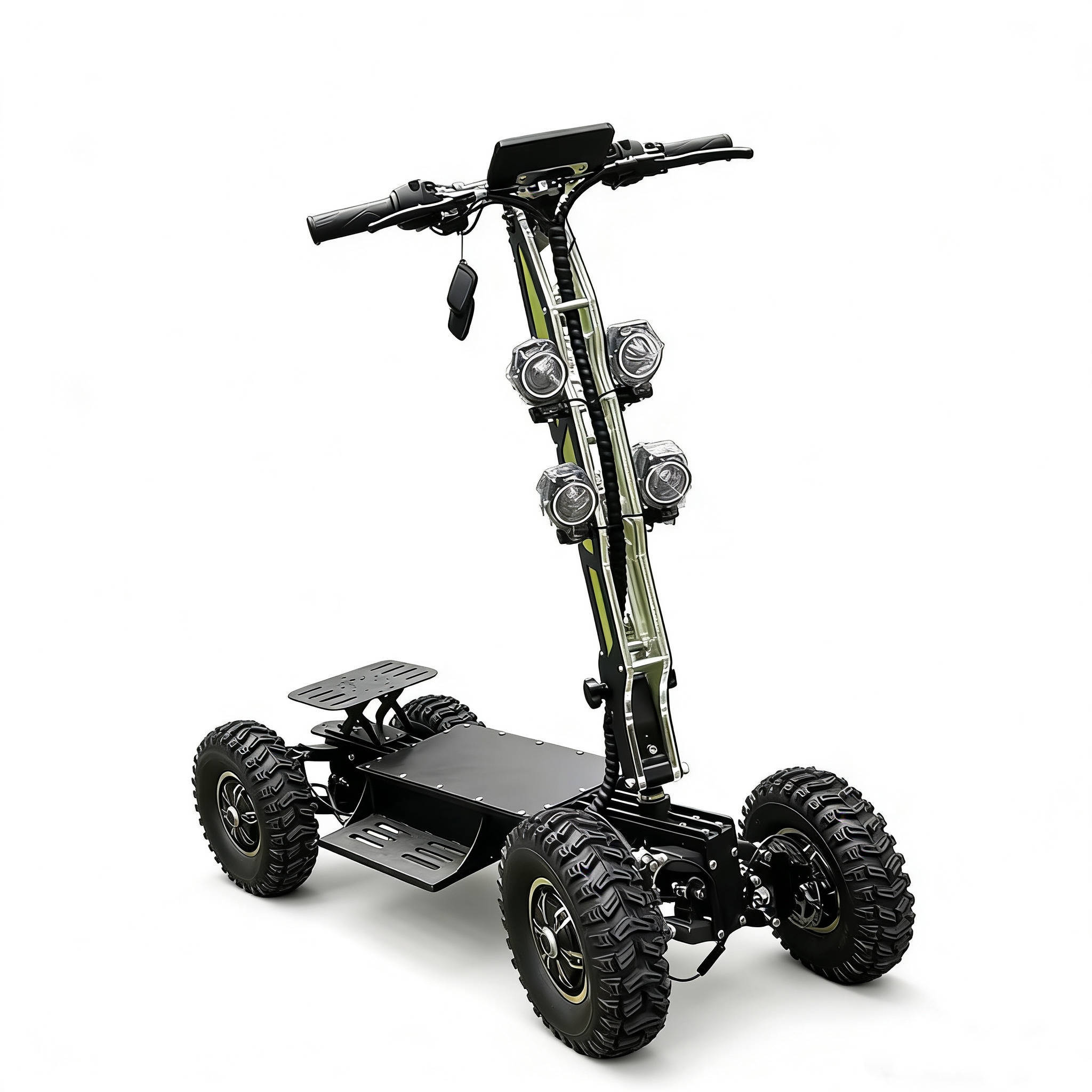 4x4 all-terrain electric scooter front view