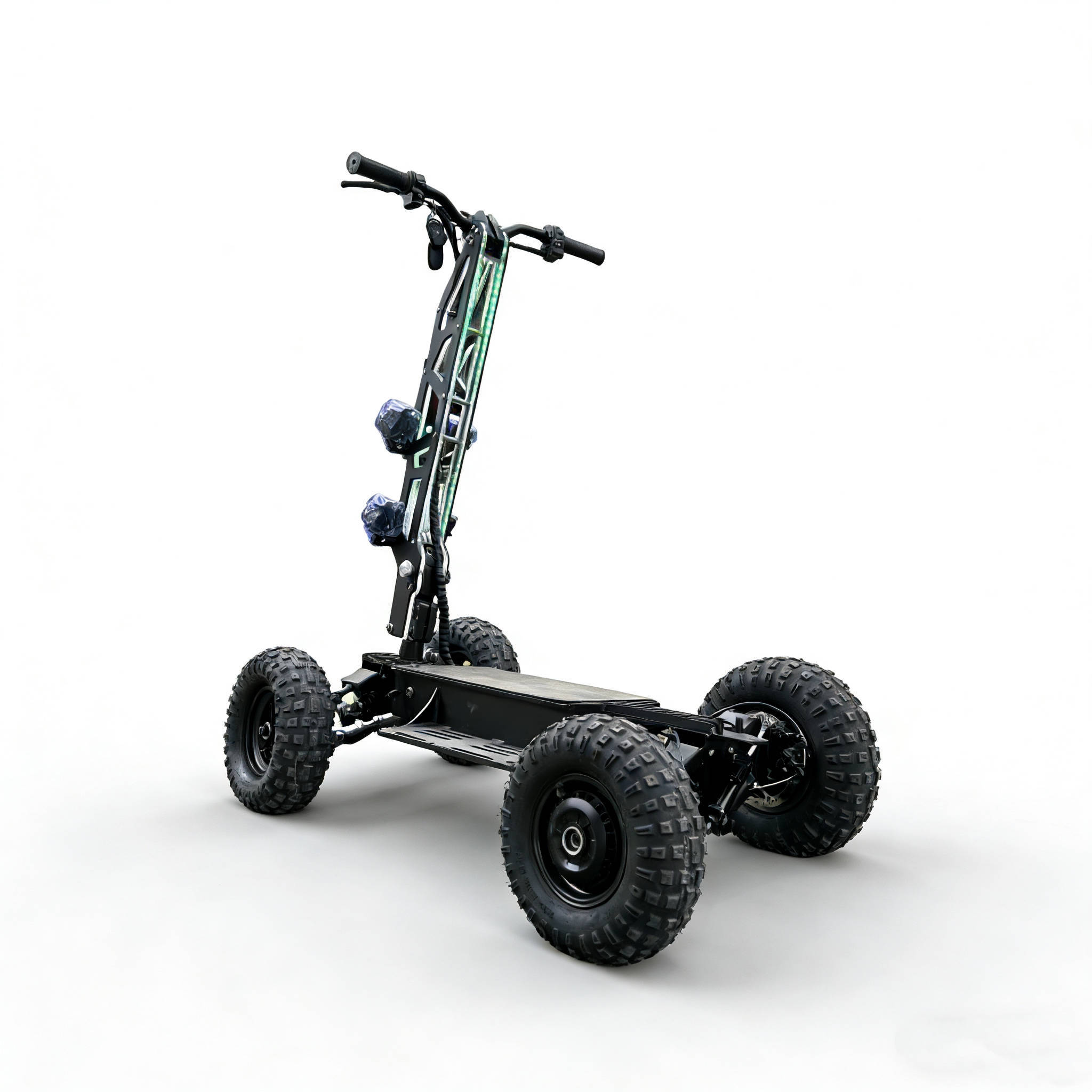 All-terrain scooter rear view