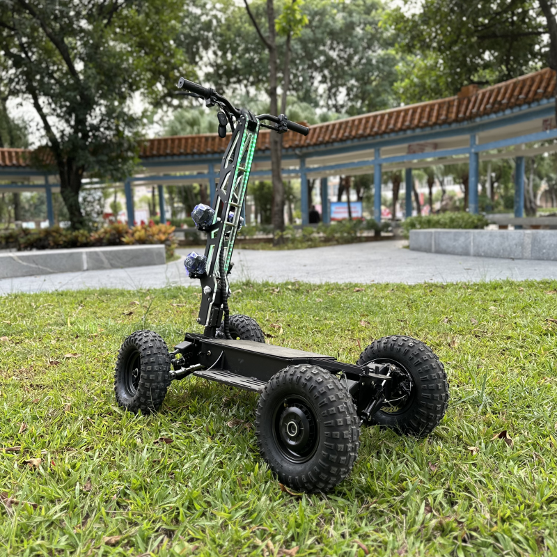 All-terrain scooter outdoors