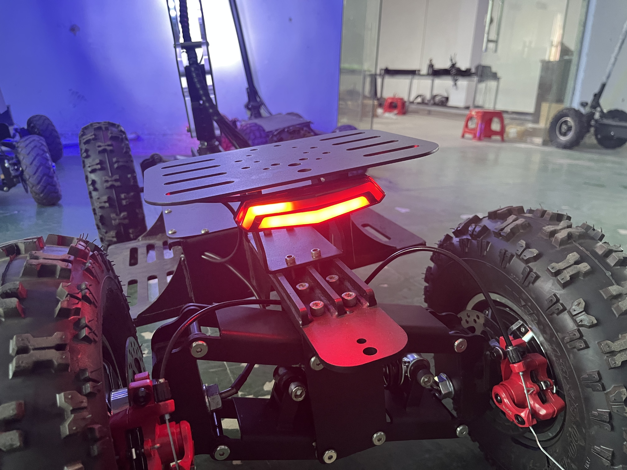 Rear light and suspension detail